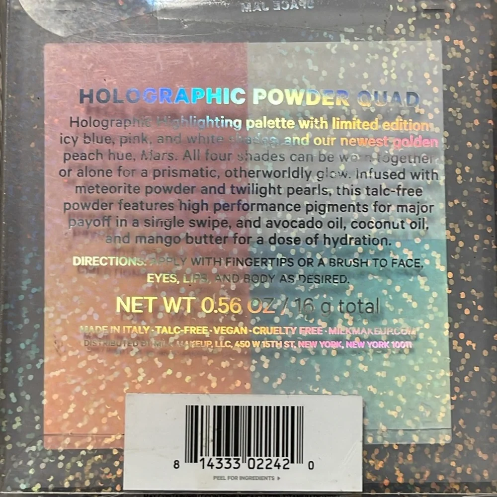 Milk Makeup Holographic Powder Quad Eyeshadow in Space Jam